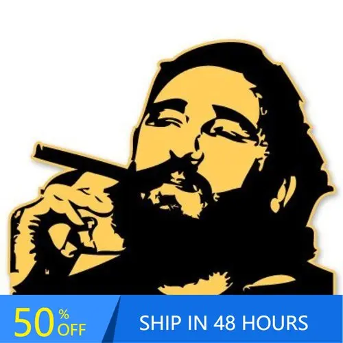 Fidel Castro Vintage Laptop Car Bumper Walls Waterproof Vinyl Decal Gift Retro Aesthetic Funny