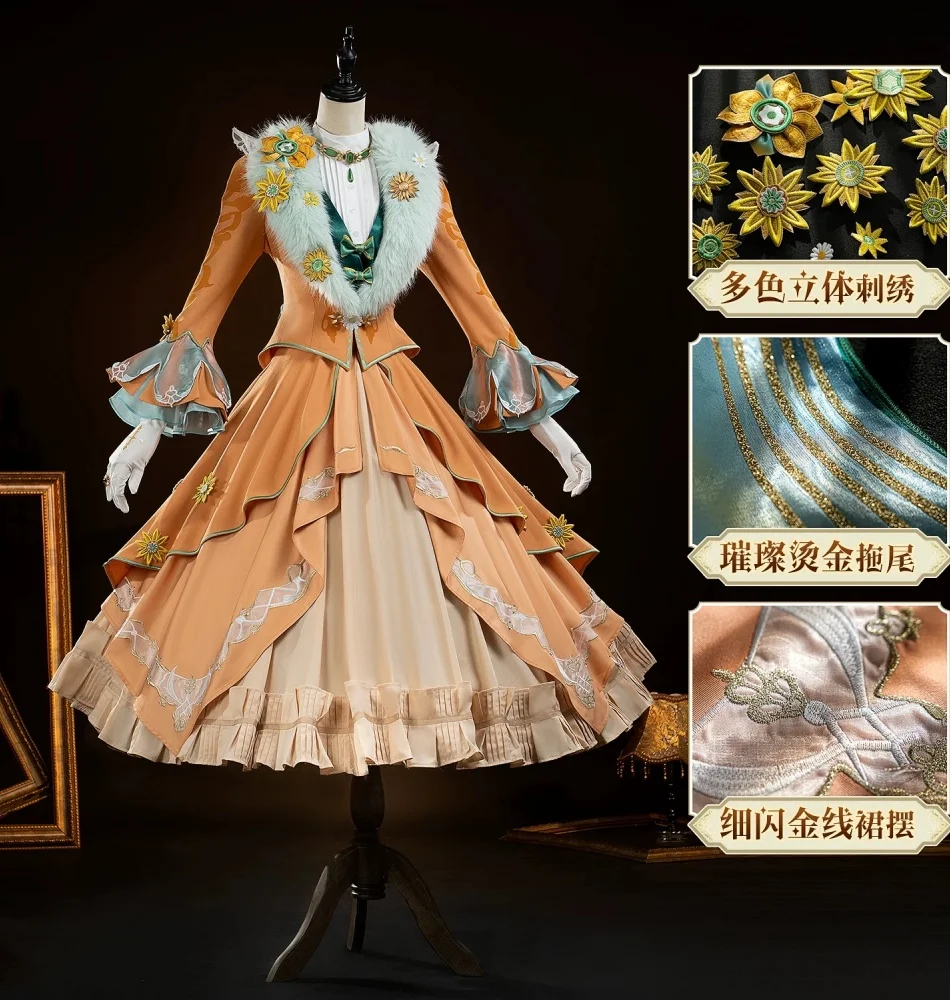 

COWOWO Identity V Miss Watson Linkage Reporter игровой костюм великолепное платье униформа косплей костюм Хэллоуин вечерние наряд женский