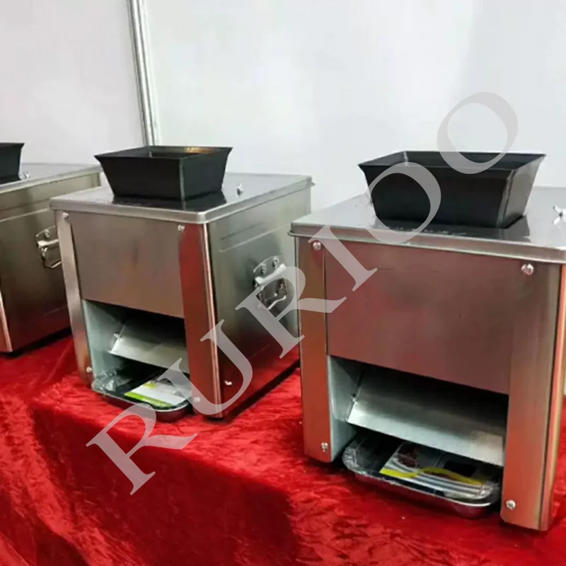 Electric Meat Slicer and Cutter Machine for Commercial Use with High Precision Frozen Meat Slicer
