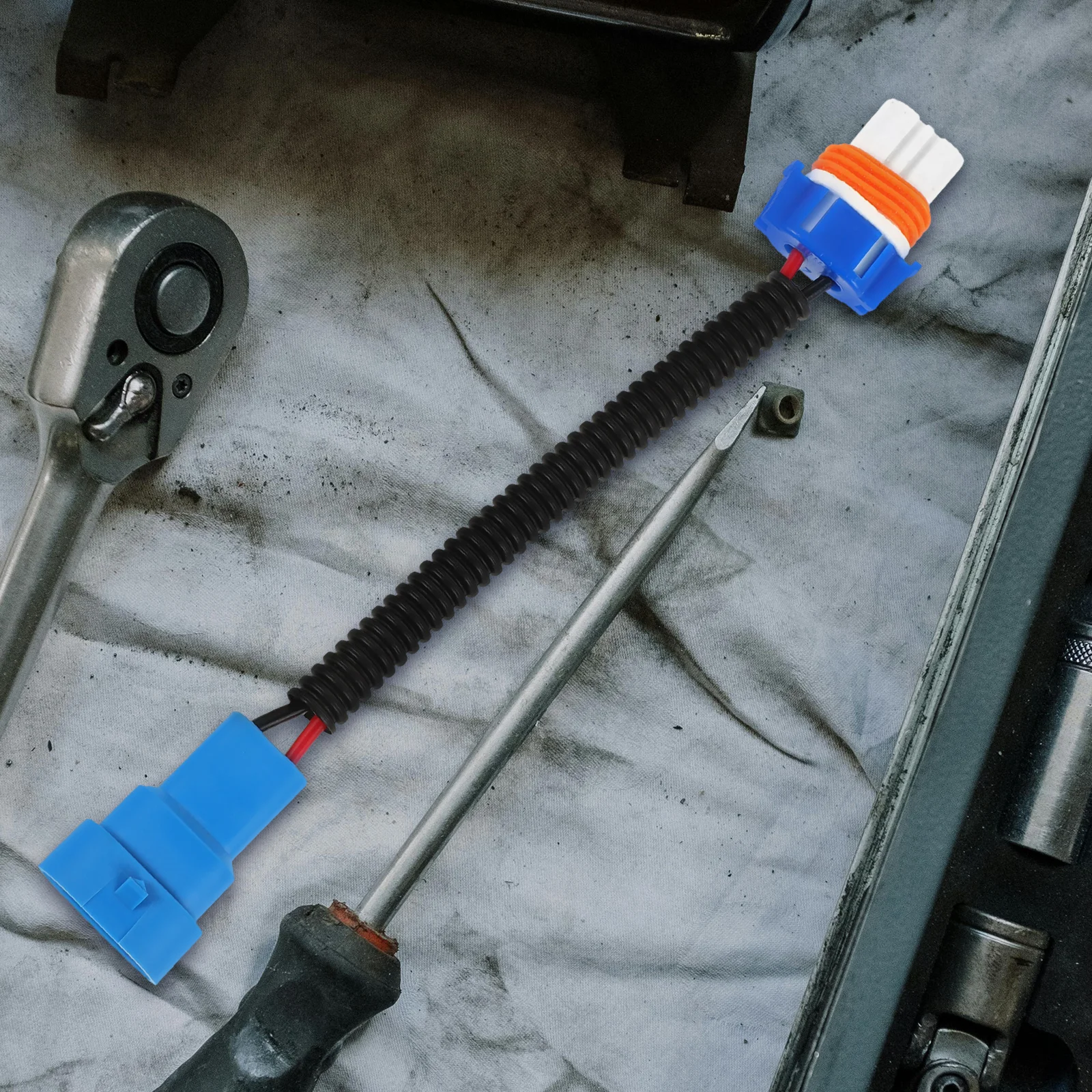 

2Pcs Headlight Connector Plug Wire Adapter Blue Harness Car Accessories Extended Ceramic Socket Universal Vehicle Lighting