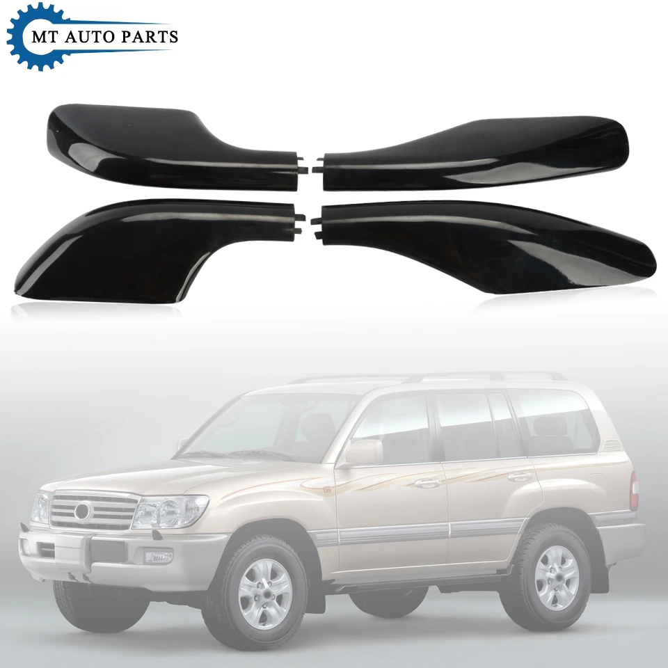 MTAP For TOYOTA LAND CRUISERE 100 LC100 LX470 UZJ100 1998-2007 4PCS Car Roof Rack Cover Top Luggage Bar Rail End Protection Lid