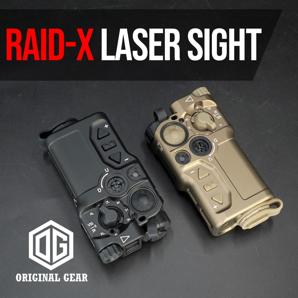 

Tactical Raid-X IR Laser Sight Vision Laser & IRLaser Function For AR15 Airsoft