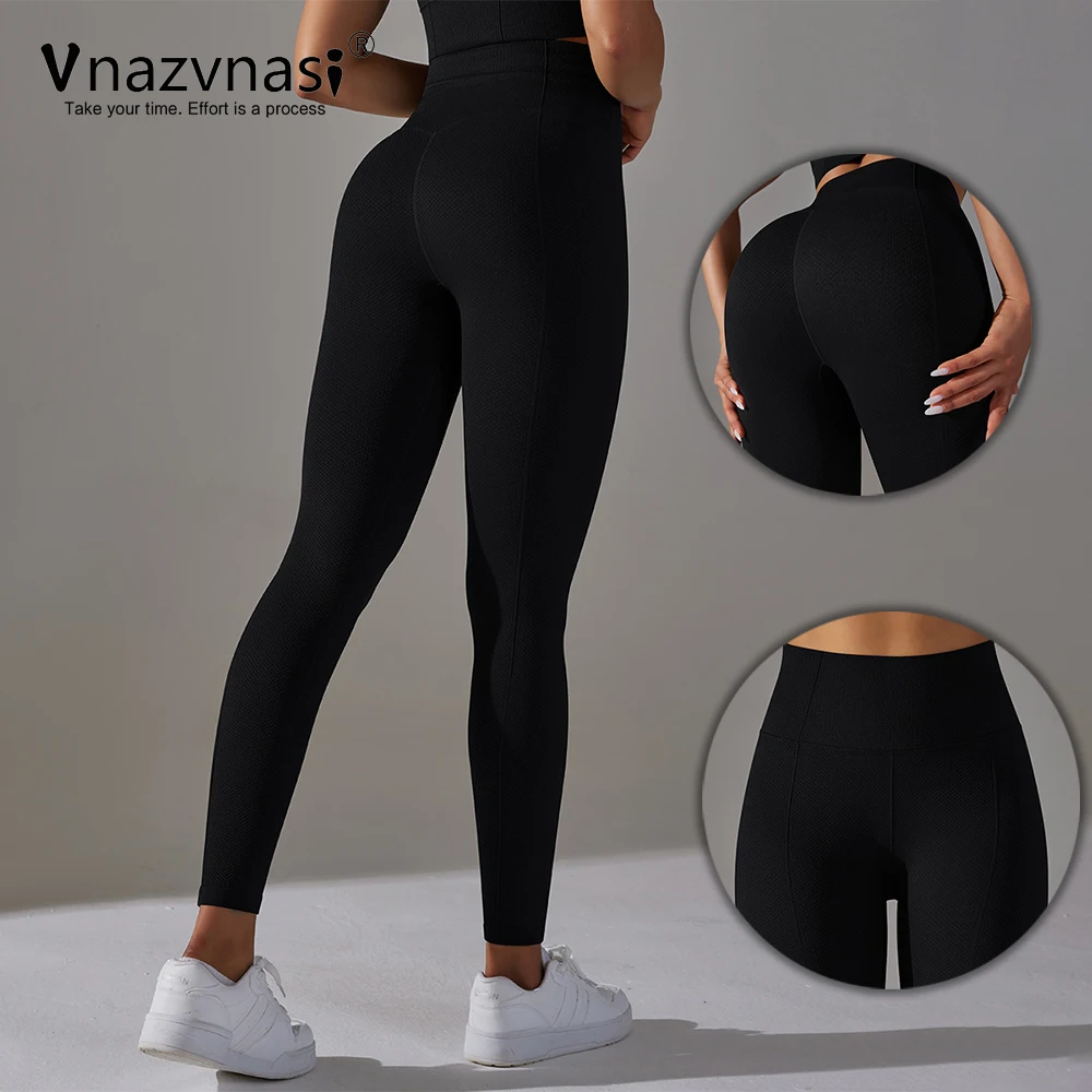 Vnazvnasi Seamless Leggings for Fitness Sports Push Up Tights Woman High Waist Yoga Pants Workout Clothes Sportswear for Gym