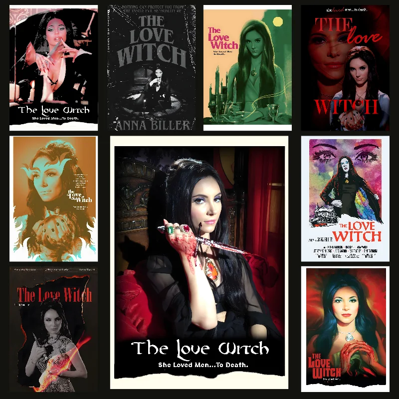 فيلم رعب الحب الساحرة آنا بيلر المشارك ذاتية اللصق الفن ورقة مقاومة للماء ملصق مقهى بار غرفة جدار ديكور