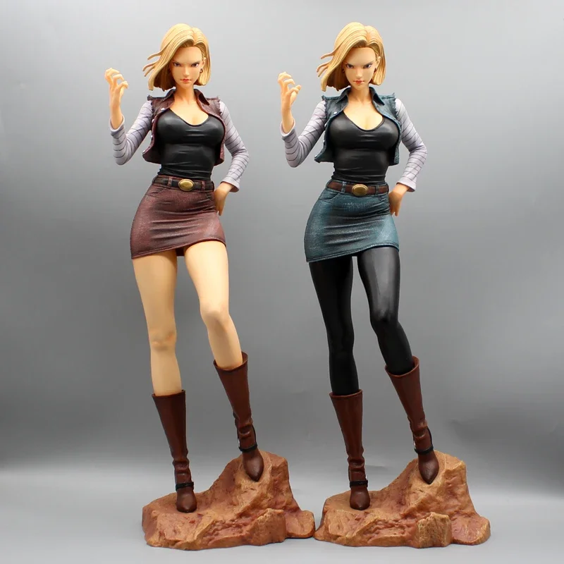 

44cm Android 18 Dragon Ball Z Gk Lazuli Anime Figures Sexy Figurine Room Ornaments Collectible Toys Gifts Kids Birthday Gift