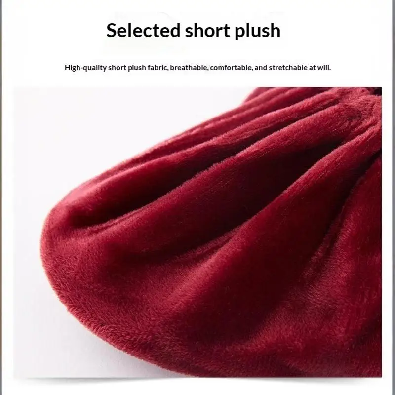 1 Paar Flanell-Schuhüberzüge, dick, wiederverwendbar, rutschfest, für den Innenbereich, schützen den Boden und Teppich, reinigen Schuhe und Hausschuhe. – Detail 20