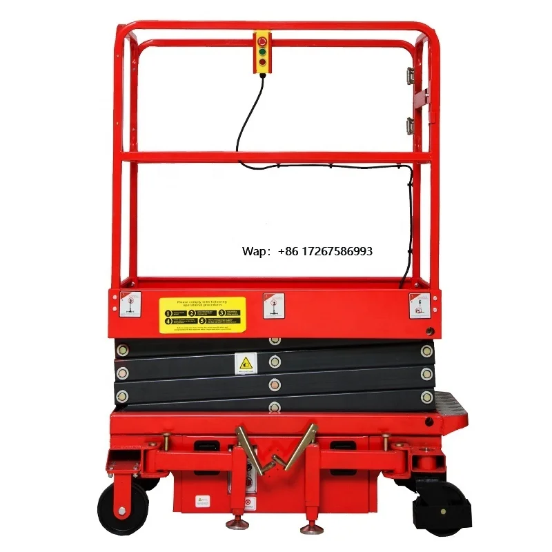 

Custom Small Mini Self Propelled Lift Machine Use in Lifting Workers and Gears Best Selling Maintenance Lifting Tools