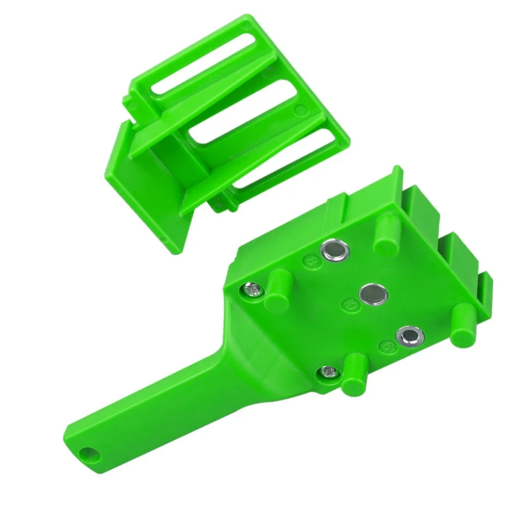 Carpentry Fixture Doweling Jig For Wood Joinery Green Quick Wood Doweling Jig Guide Adjustable Fence Edge Connection Fixture