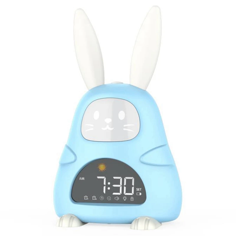 Kids Alarm Clock,Children's Sleep Trainer With Night Light,Sleep Timer, Alarm Clock For Kids Girls Boys Bedroom