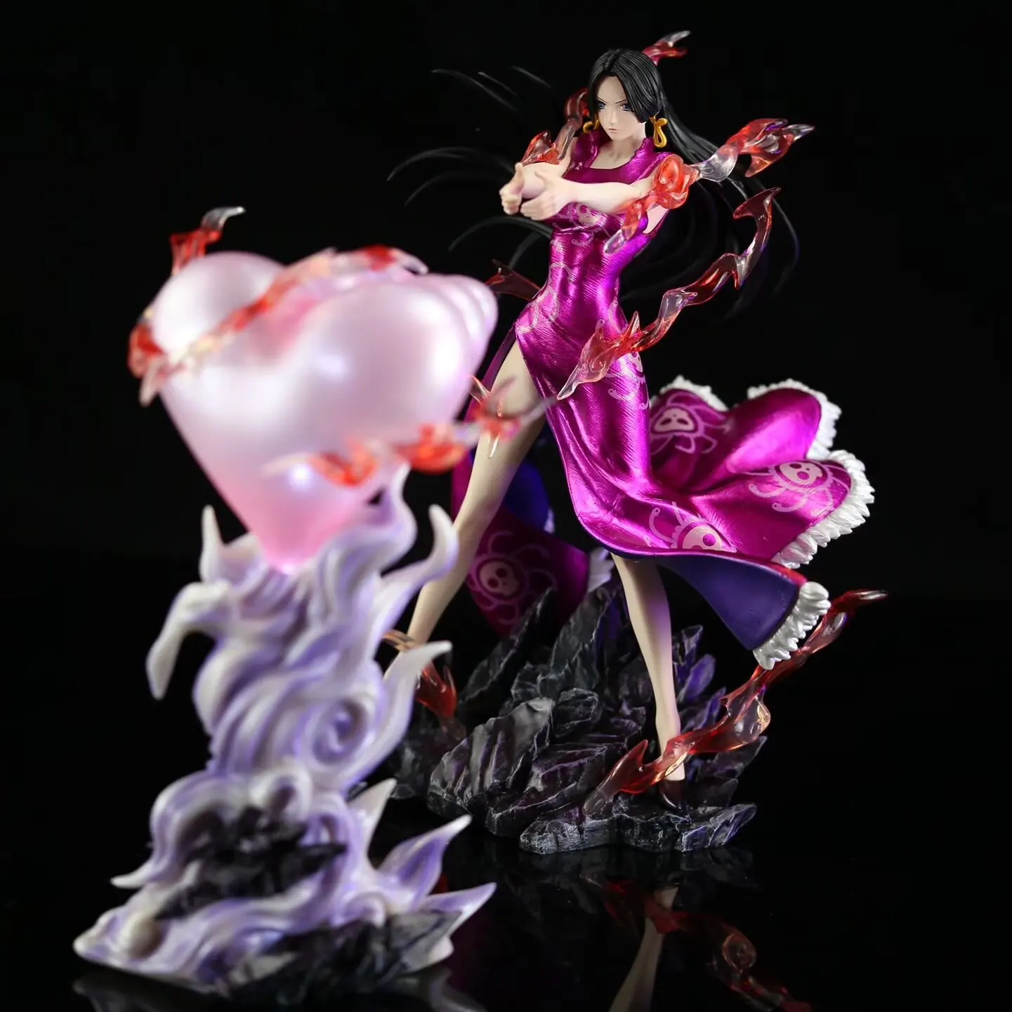 アニメワンピースボア・ハンコックハートシェイプver-pvc-アクションフィギュアセクシーガールズ像コレクションバトルモデルおもちゃ人形ギフト-27-センチメートル