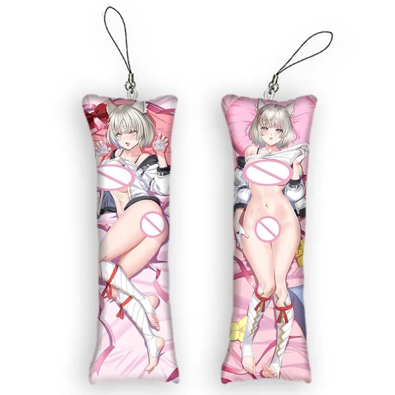 Neues Muster Kawaii Dakimakura Mini Schlüsselanhänger Xenoblade Chronicles Doppelseitiger Druck Anhänger Niedlicher Mio Anime Schlüsselanhänger Otaku Geschenk