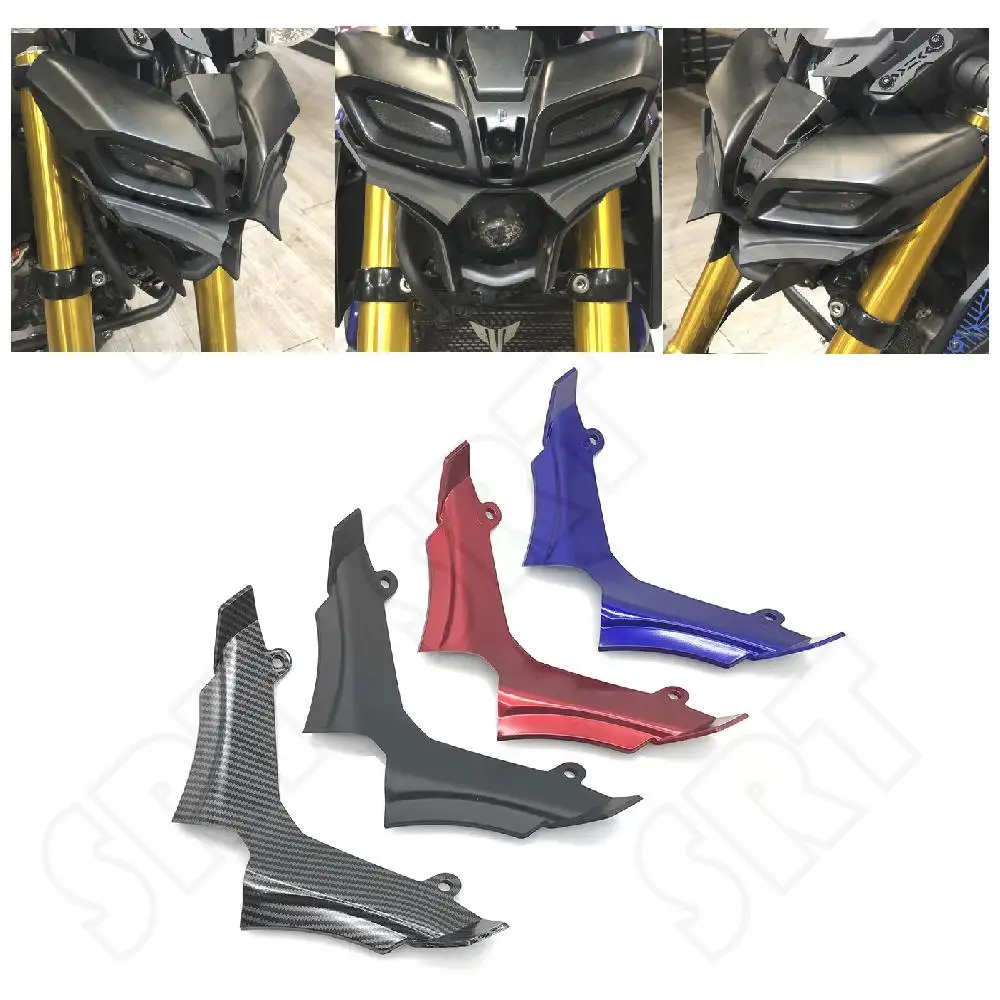 Fits for Yamaha MT125 MT15 MT-125 MT-15 ABS 2019-2024 Motorcycle Front Beak Nose Extension Plate Aerodynamic Wind Wing Spoilers