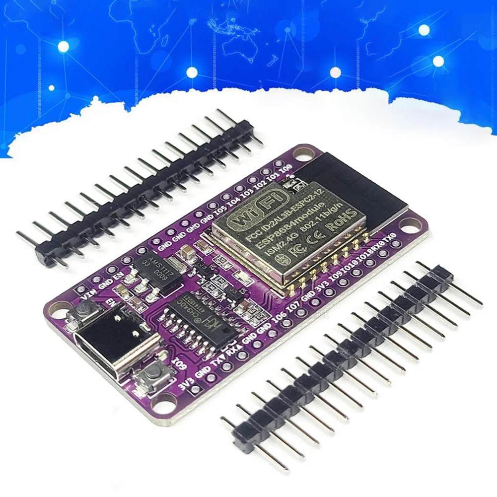 ESP8684 Development Board WIFI & Bluetooth-compatible Module TYPE-C USB ESP32-C2 ESPC2-12 DevKit Serial ESPC2-12 Module Kit