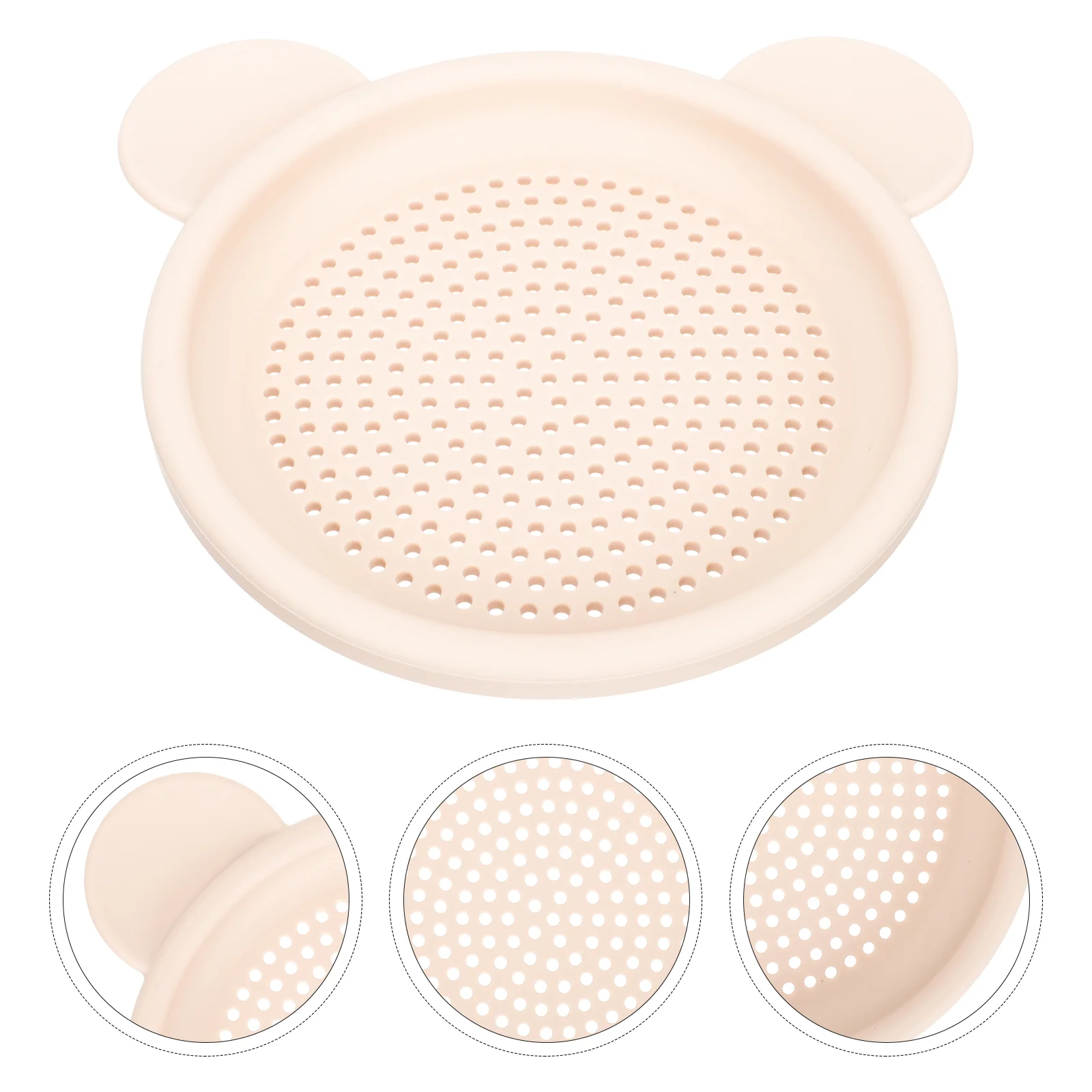 

Hourglass Toy Beach Sand Toys Silicone Sifter Sieve Kids Plaything Screening Machine Handheld Tray