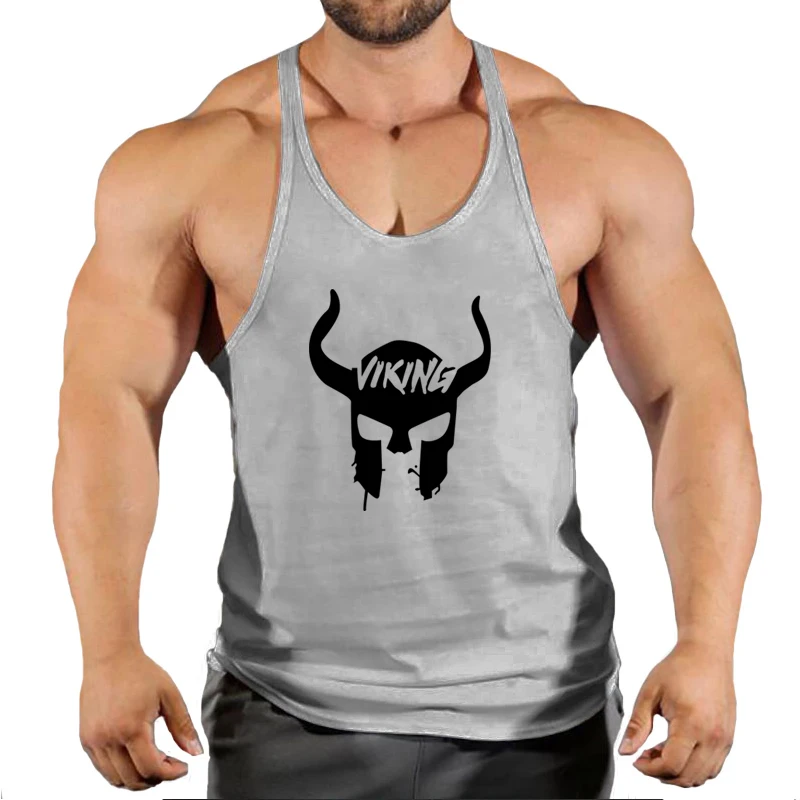 Gym Cotton Tank Top Men Fitness Clothing Mens Bodybuilding Tank Tops Summer Gym Clothing for Male Sleeveless Vest Runnint Shirts