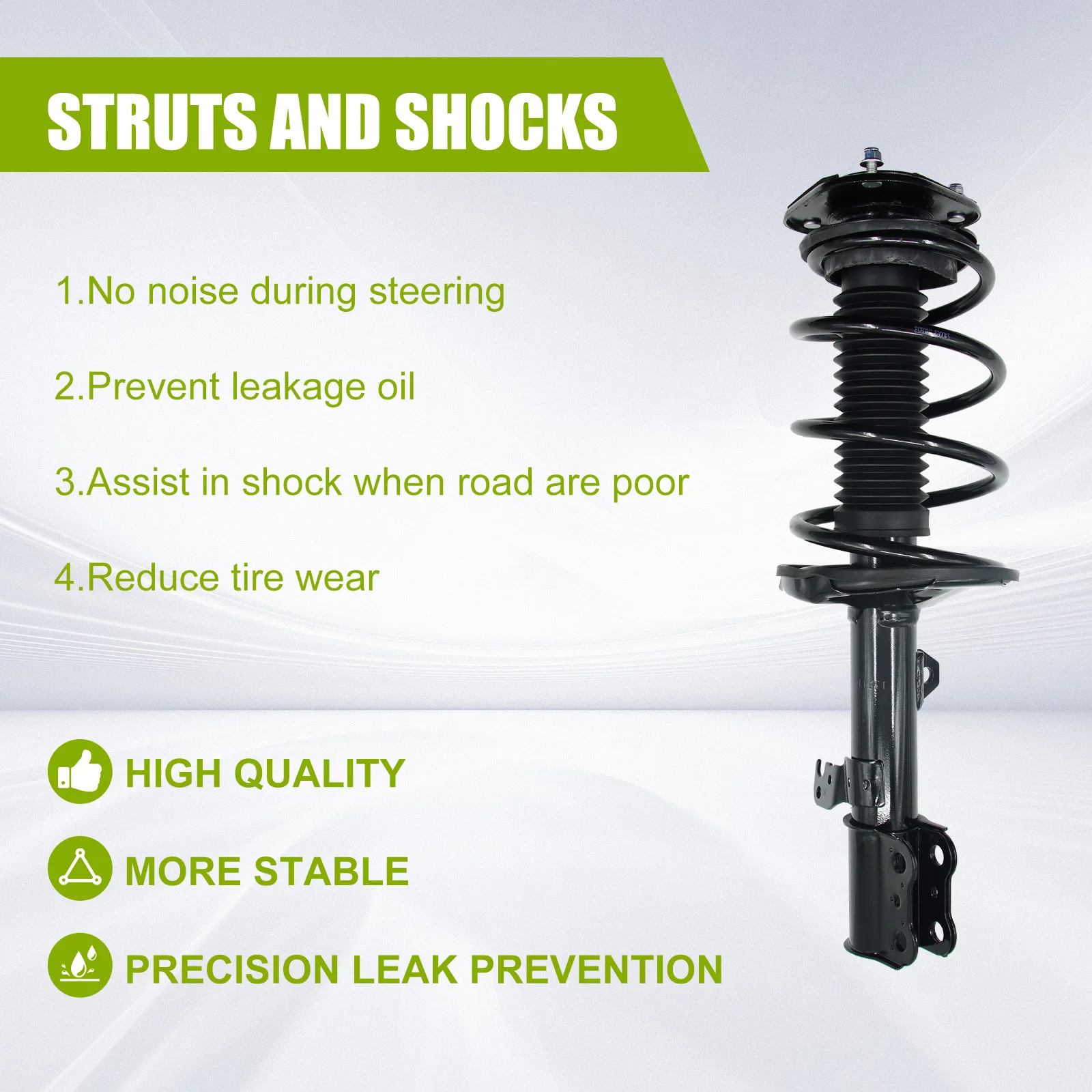 الدعامات الأمامية ممتص الصدمات لسيارة تويوتا كورولا 2003-2008 172115 #6