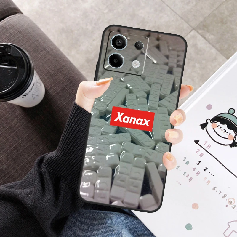 XANAXS funda con patrón para Xiaomi Redmi Note 14 Pro 9 10 11 12 13 Pro 11S 12S funda para Redmi 14C 12C 10C 13C