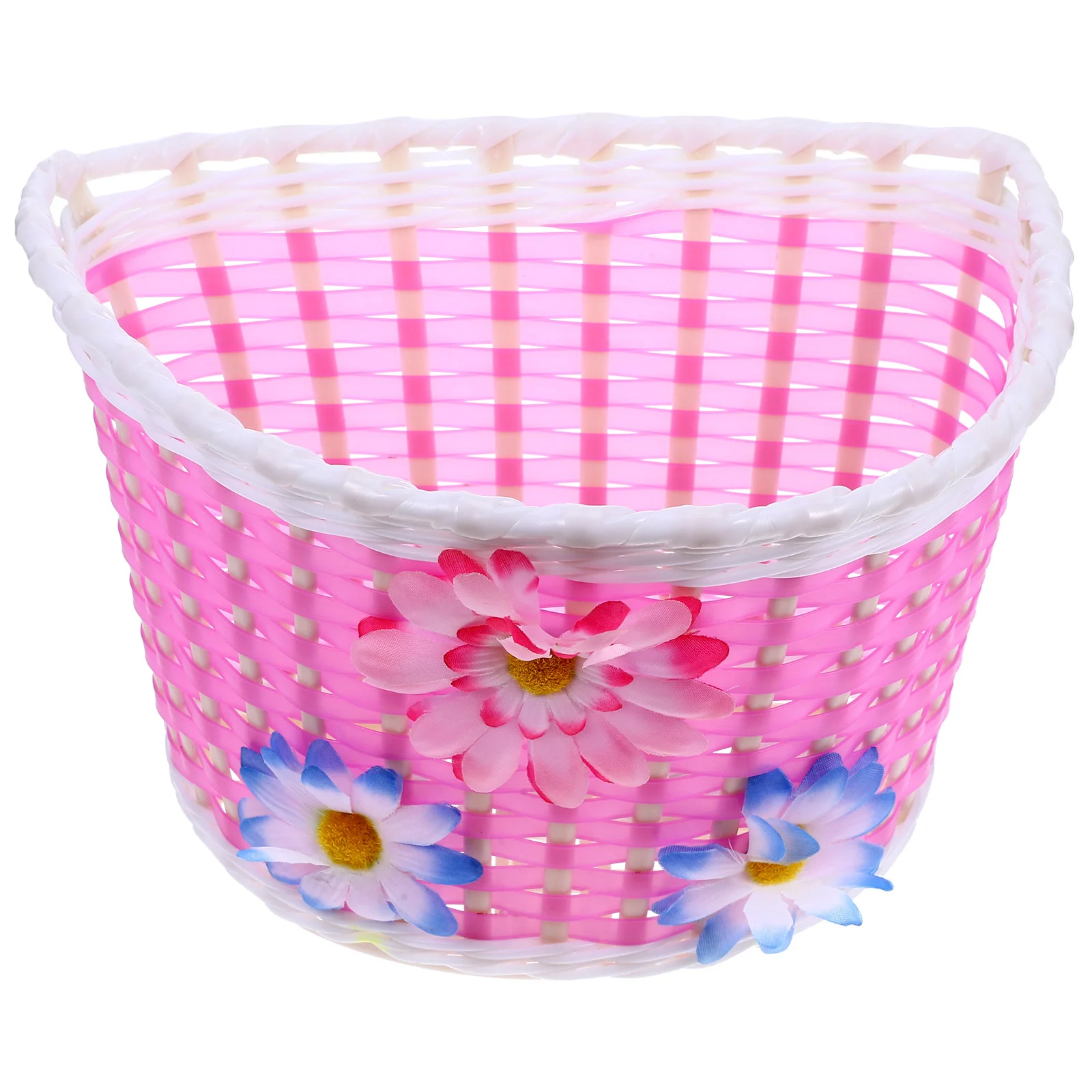 

Children's Car Basket Bike Storage Wicker Handmade Kid'S Front Handlebar Accessories for Men Electric Cycling Cruiser Girl