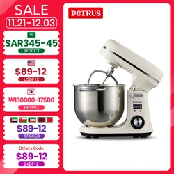 Petrus Stand Mixer Multifunctional Food Processor Heavy Duty Intelligent Kitchen Blender 800W 6L PE4633