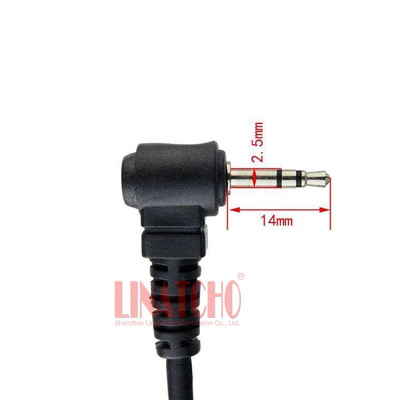 T5428 T6200 T6210 トランシーバー 2.5MMピン イヤーバーマイク ハンズフリー イヤーループヘッドセット