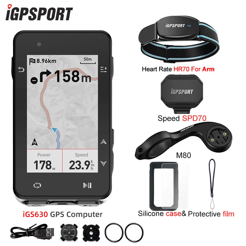 iGPSPORT iGS630 Bike GPS Computer Global Offline Map Navigation