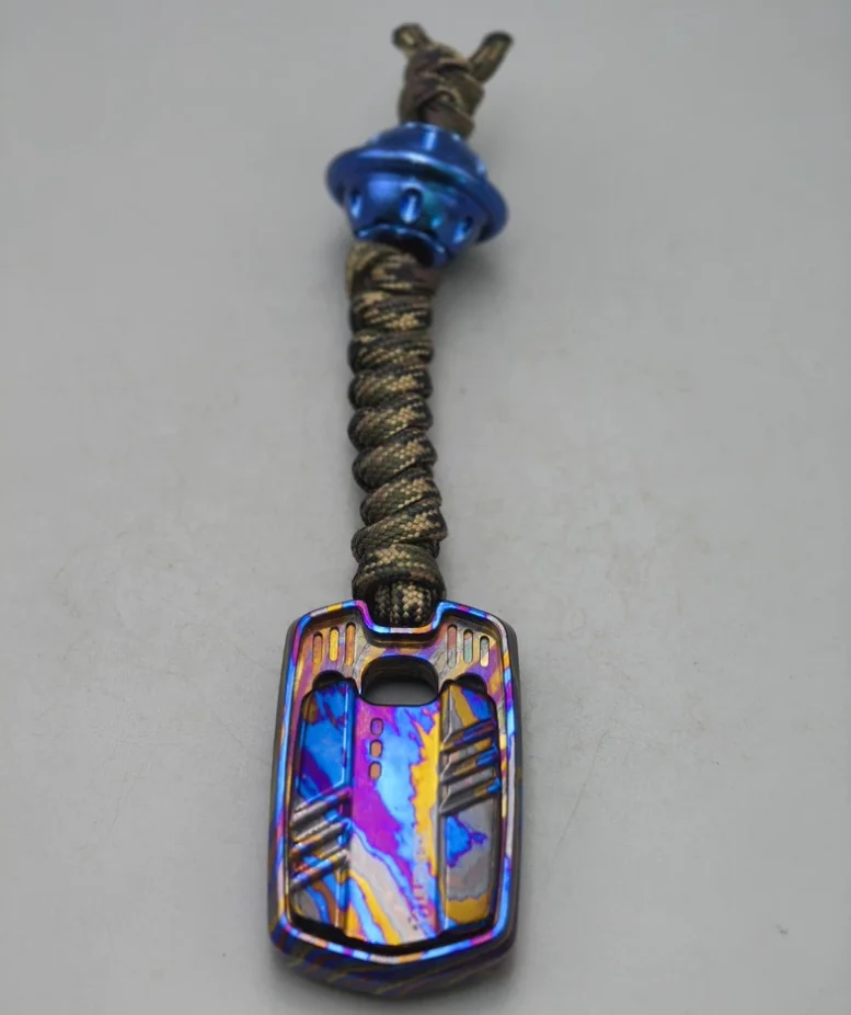Used EDC Matrix zircuti Thousand Machine+Titanium Blue Fifth Generation Planet Fidget Slider Decompression toy