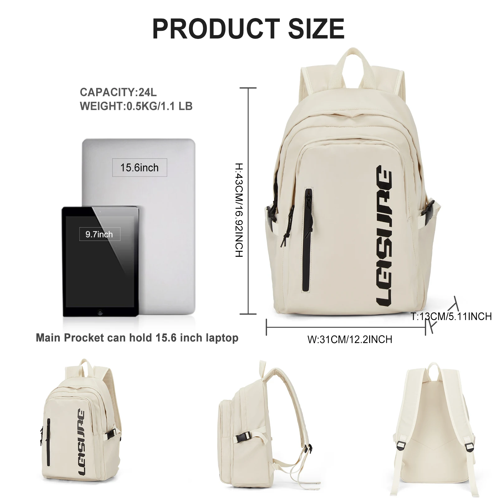 カジュアル軽量ティーンエイジャースクールバックパック、大学用 - Fashion Backpack Women のレビューと価格