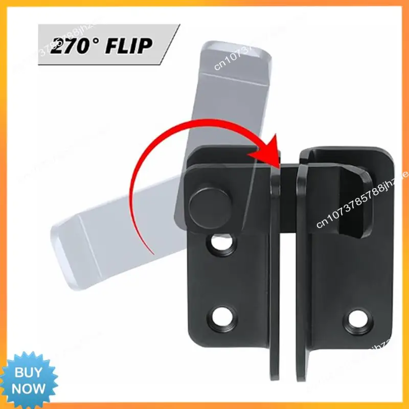 A10R Flip Latch Sliding Bolt Latch Security Door Lock For Barn Cabinet Pet Cage Garden Bathroom Garage Window Sliding Door
