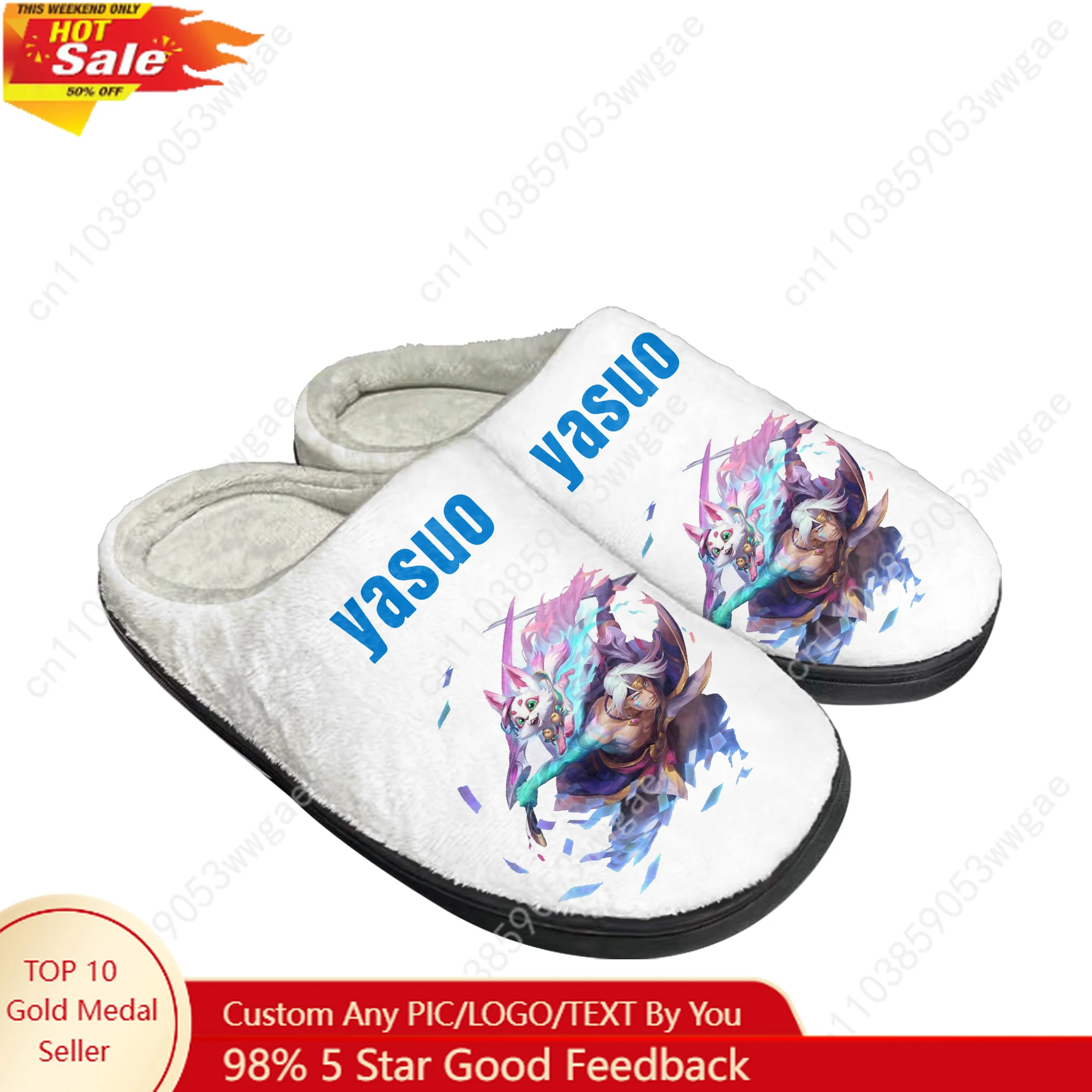 

Yasuo Cotton Shoes Family Slipper Mens Womens Teenagers High Quality Durable Plush Bedroom Casual Warm Shoes Customized Slippers