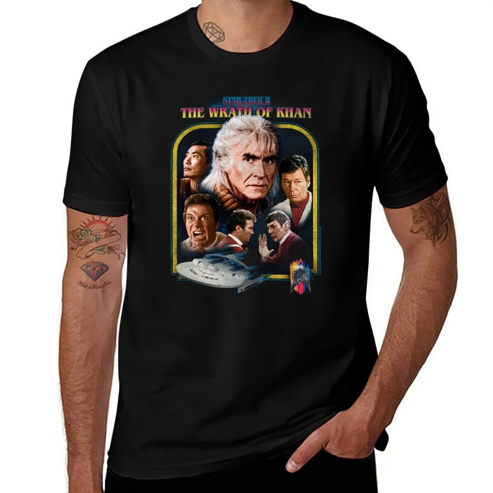 

Star Trek II: The Wrath Of Kahn Kirk's Revenge Movie Portrait T-Shirt t shirts for man cotton g man t shirts for men