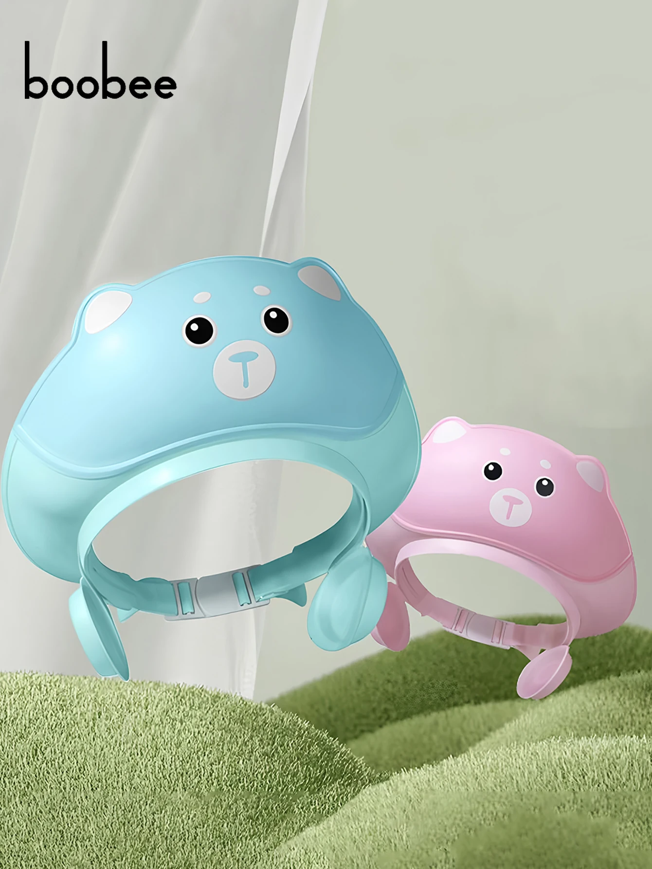 مجموعة واحدة من قبعة شامبو الأطفال، قطعة أثرية لشامبو الأطفال بحجم قابل للتعديل، مع كوب شامبو، شامبو للأطفال، حماية الأذن وحماية العين، قبعة استحمام للأطفال مقاومة للماء، هدية مثالية لاستحمام الطفل.