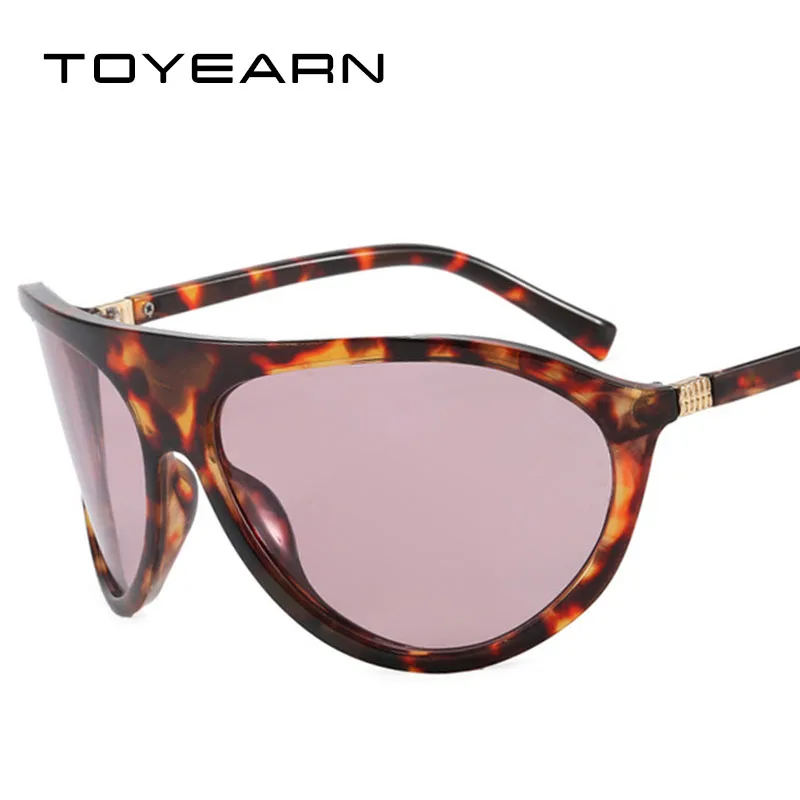Vintage y2k Übergroße Sonnenbrille Frauen Für Männer Luxus Marke Designer Sonnenbrille Punk Beliebte Wrap Brillen Sport Goggle UV400