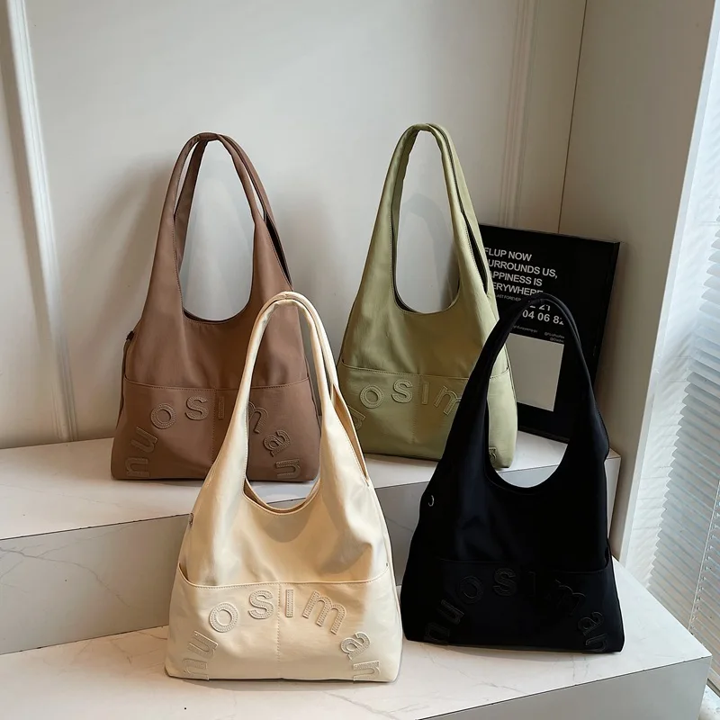 

Niche Design Handbag for Women2025New Trendy Multi-Pocket Storage Large Capacity Underarm Tote Bag Commuter Women's Bag