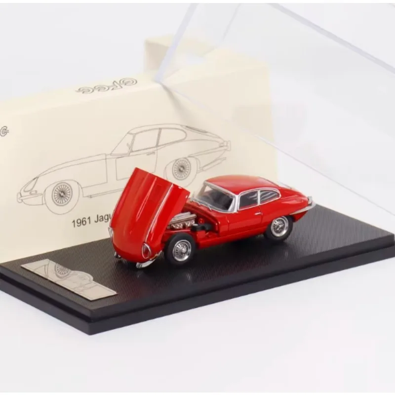 gfcc-1-64-1961-jaguar-die-cast-alloy-model-boys'-gift-high-end-static-collection-piece-for-adults-holiday-gift