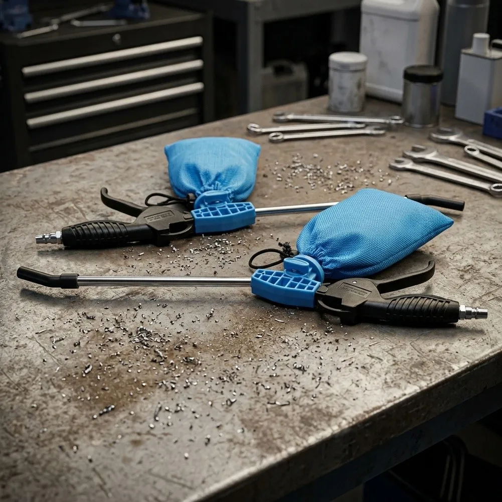 2pcs Air Driven Blow Vacuum Device for Removing For Dust Chips and from Tools Machinery and Production Line Equipment