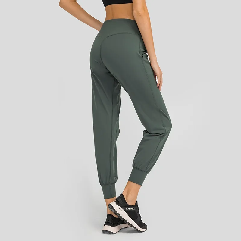 Naturally Soft Workout Gym Jagger Women 4-way Stretch Sweat-wicking Yoga Pants Running Athletic Joggers With Pocket