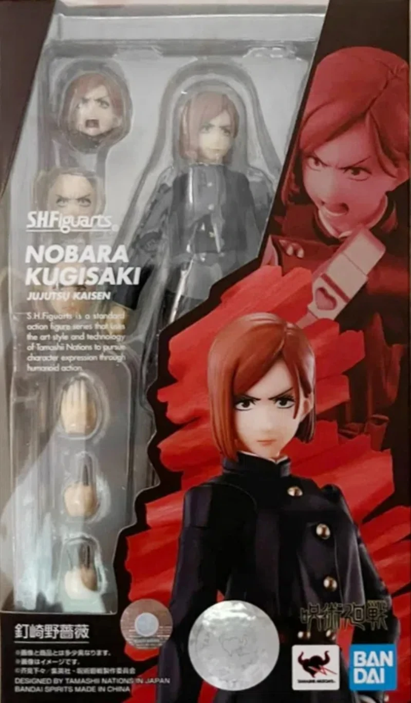 

Аниме Jujutsu Kaisen Kugisaki Nobara Joint mobility Фигурка ПВХ Модель статуя Игрушки Кукла Декор стола Коллекционные подарки в коробке