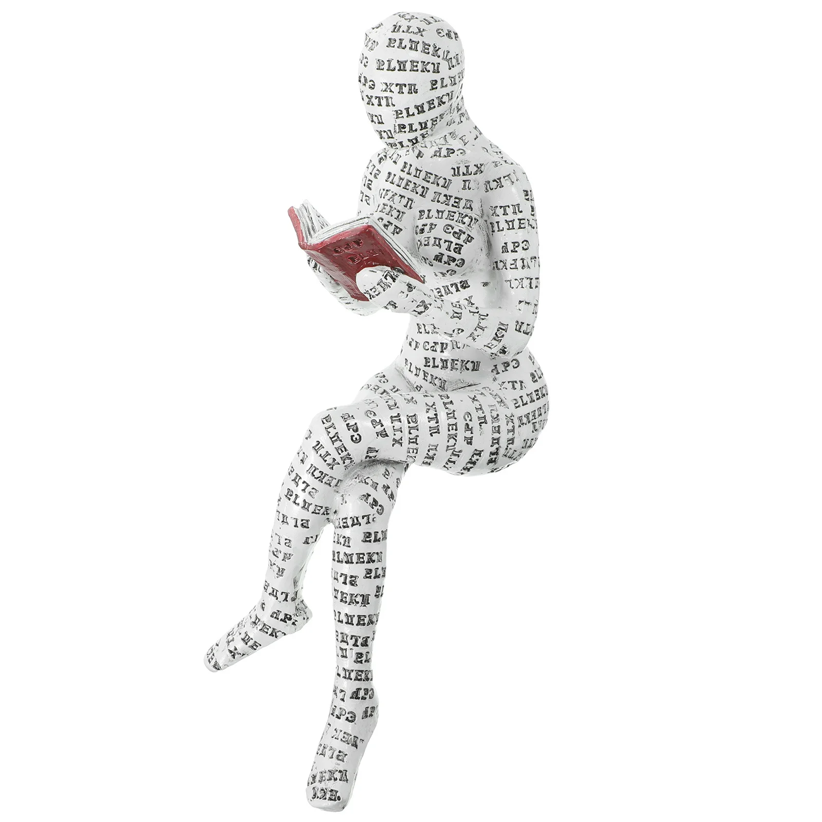 

Resin Reading Women Figure Abstract Statue For Home Decor Desktop Shelf Bookcase Living Room Decoration Minimalist Sculpture