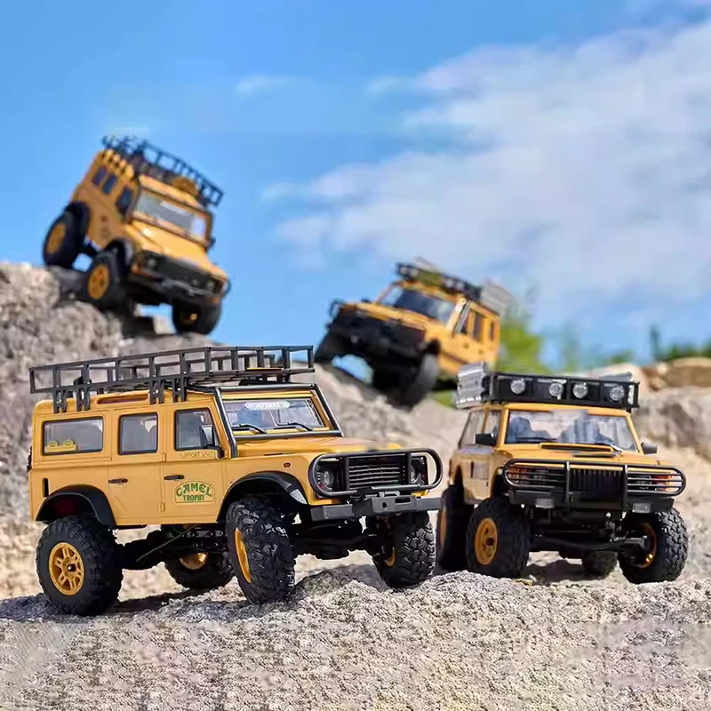 Fms Camel Cup 1:24 professionnel Rc télécommande véhicule tout-terrain Simulation 4 roues motrices escalade en plein air modèle de carte courte