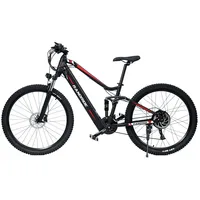 Electric bike 1000W 48V 13.6Ah E bike RANDRIDE YS90 Full Suspension bike hydraulic brake 27 gears Electric Bicycle EU Stock
