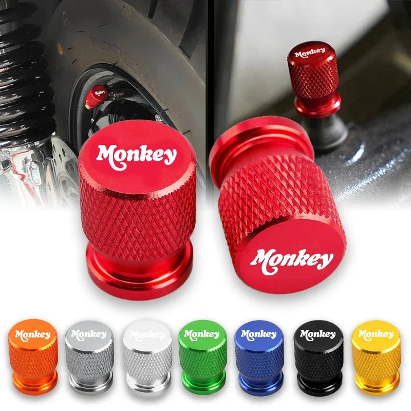 For Honda Monkey Z 125 Z-125 Z125 Aluminum Valve Caps Tire Cap Set Air Cover Corrosion Resistant Covers