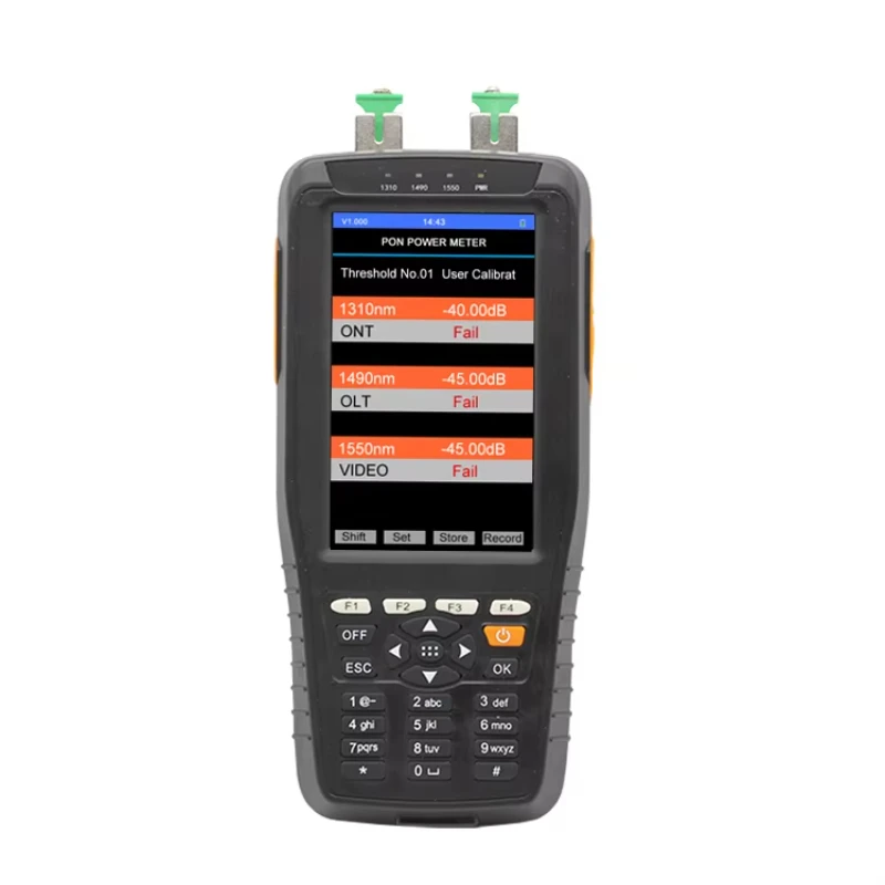 TM70B Multifunctional Pon Power Meter With Optical Power Meter And Visual Fault Locator Function OLT And ONT Testing