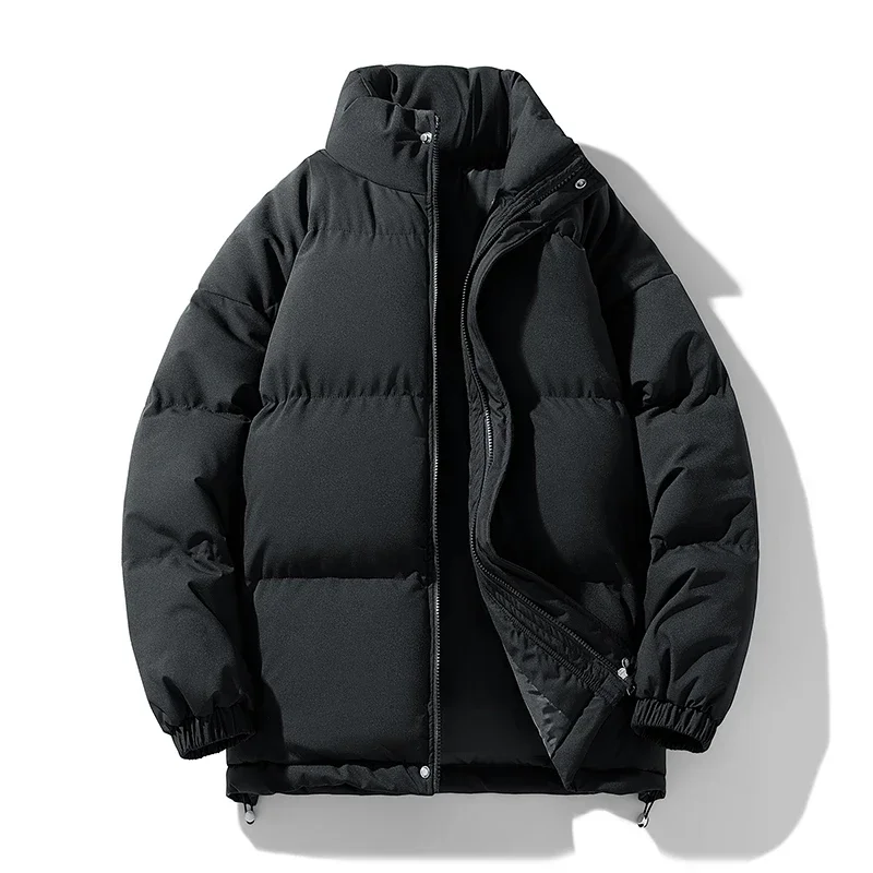 8XL Puffer Jacke Männer Dicke Warme Winter Jacken Mann Parka Plus Größe Casual Mode Outwear Mäntel Stehen Kragen männer kleidung Top