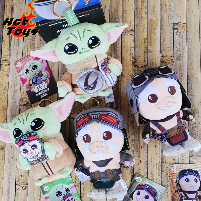 新しいホットトイズ-スターウォーズ-マンダロリアン-グローグ-コスビー-ぬいぐるみキーホルダー-おもちゃ-ペンダント-バッグ-バックパック飾り-コレクターズアイテム-大人ファン向けギフト