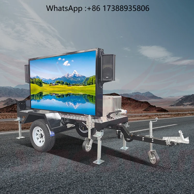 SL20 Mobile Led Trailer with 3.5x2m Led Wall on Trailer Billboard Display Mobile Advertising on Trailer