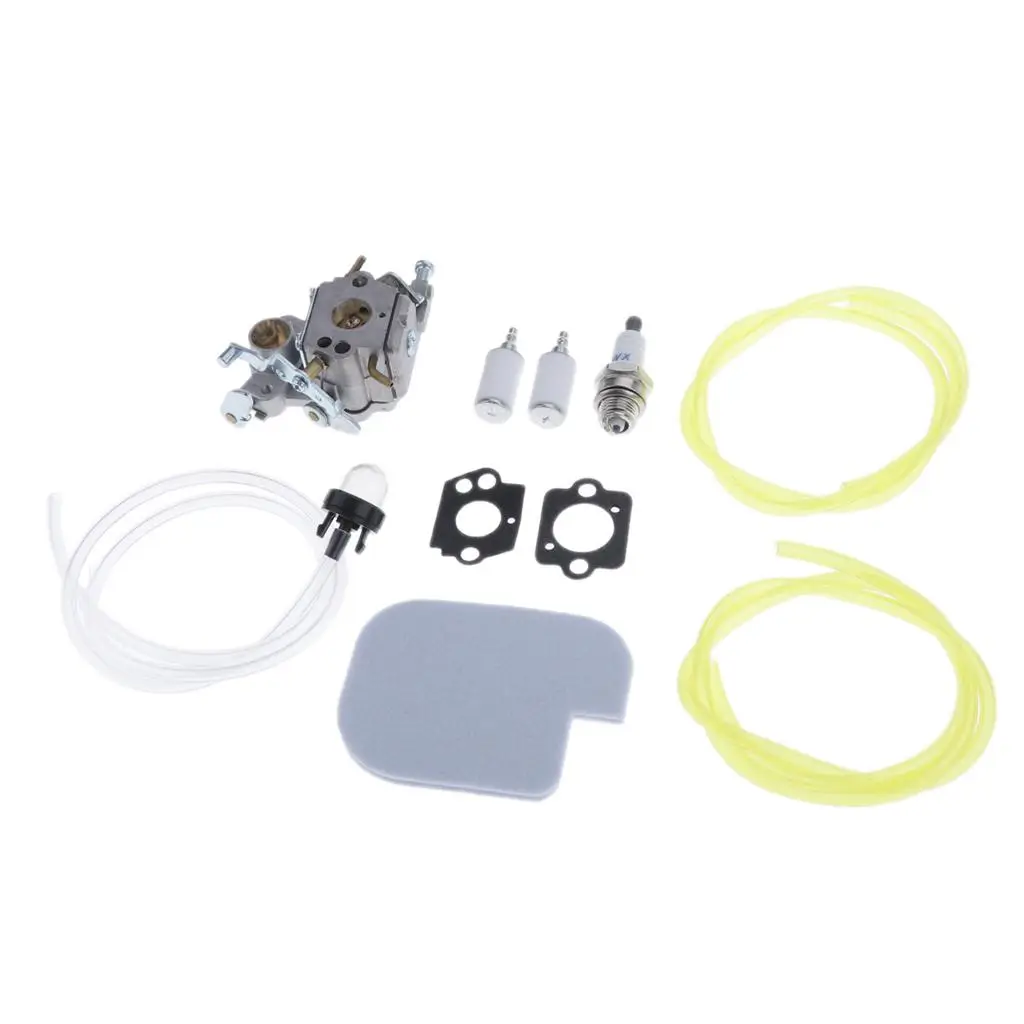キャブレターキット W-26 W-26C C1M-W26 エアフィルター、スパークプラグ、ガスケット付き