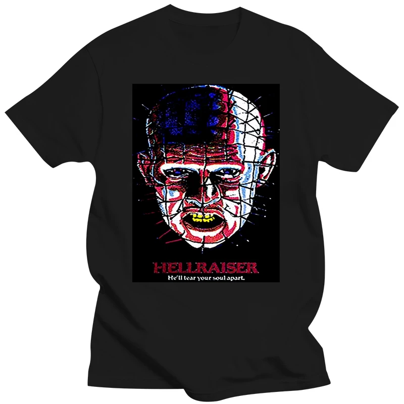 Hellraiser T Shirt Clive Barker 1987 Horror Movie Vhs