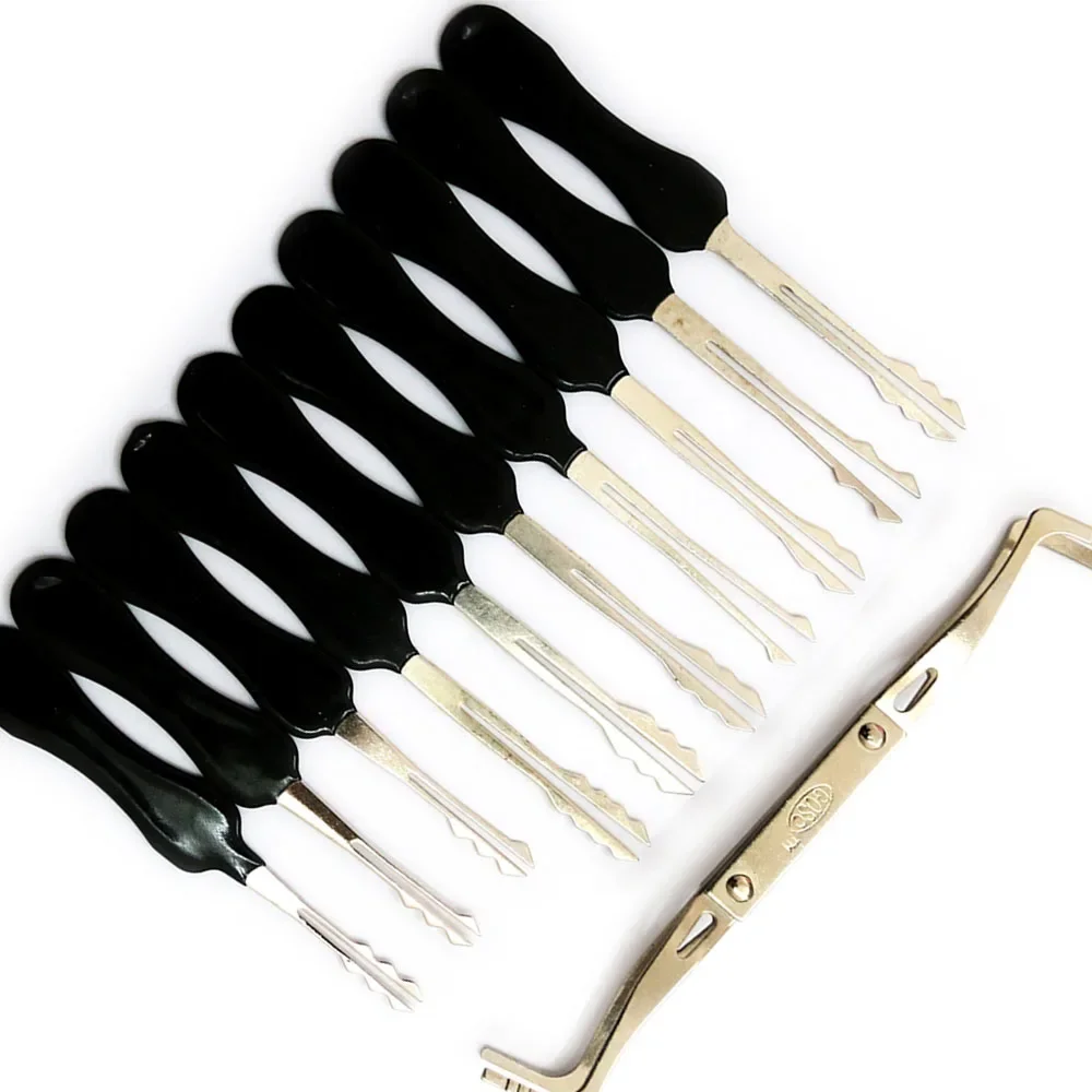 GOSO Locksmith Tools 10 Pcs Scissors Pick Lock Fast Opener for Door Lock Picking Tools - view 6