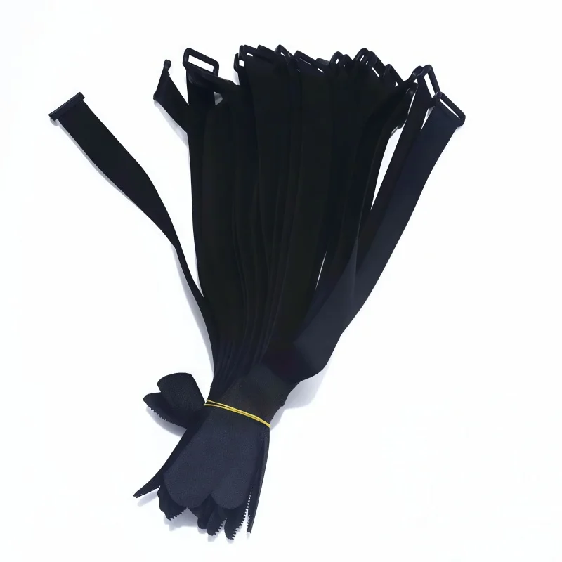 

High-quality 5/10/20 pieces strong nylon Velcro battery ties self-adhesive durable drone model battery binding