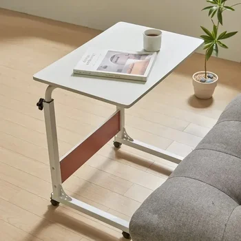 소형 가정용 컴퓨터 책상, 가정용 학생 필기 책상, 침대 옆 테이블 노트북, 소형 조정 가능한 이동식 작업 노트북 테이블